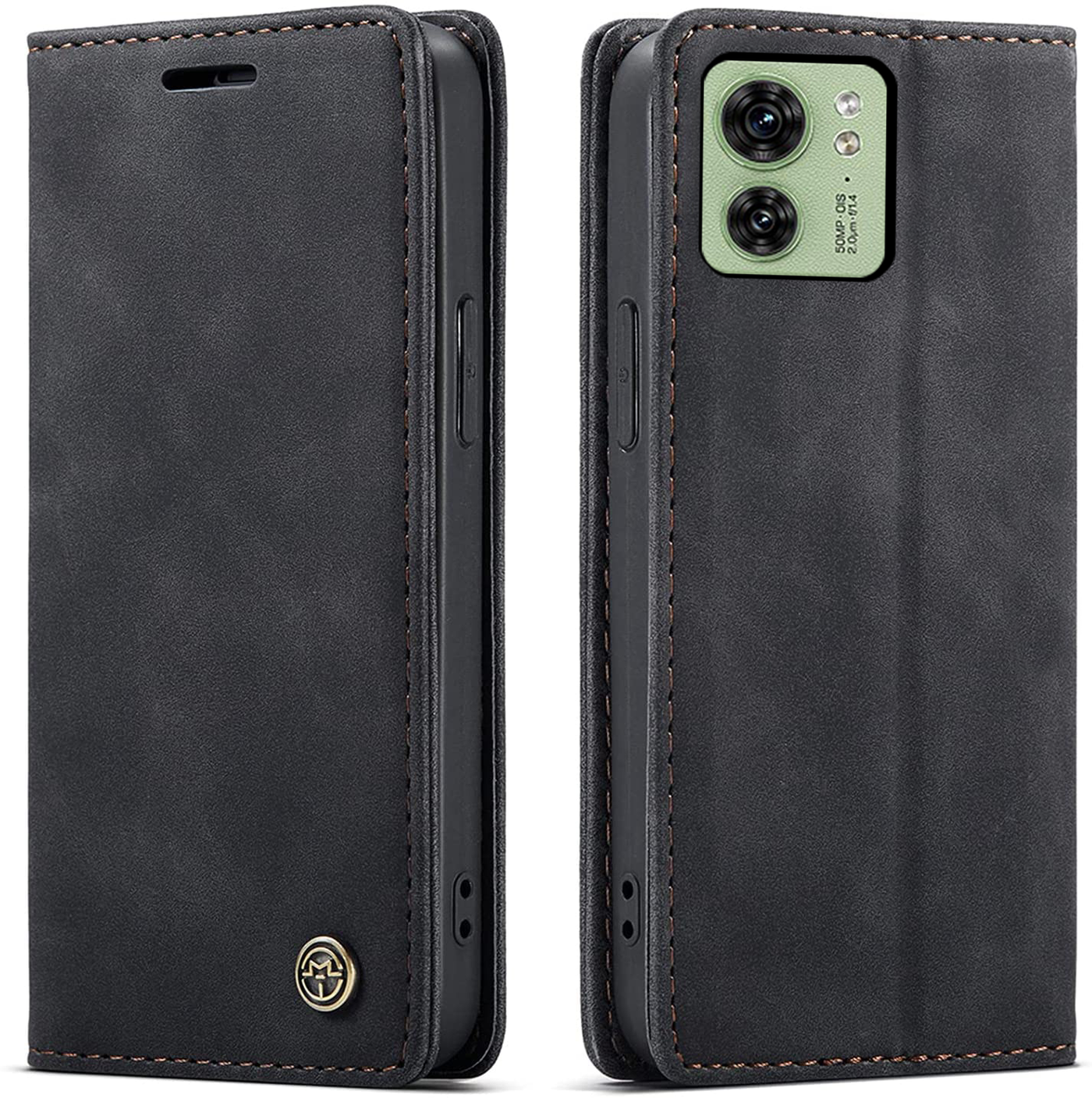 Moto Edge 40 Premium PU Leather Wallet flip Cover Case By Excelsior