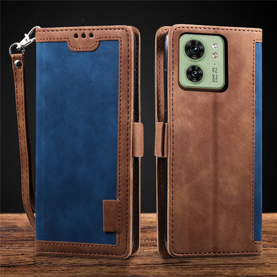 Moto Edge 40 Premium PU Leather Wallet flip Cover Case By Excelsior