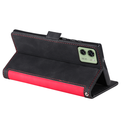 Moto Edge 40 Premium PU Leather Wallet flip Cover Case By Excelsior