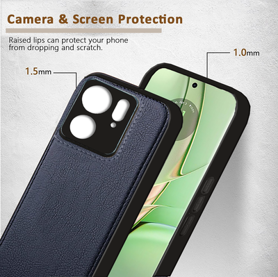 Moto Edge 40 Premium PU Leather Back Cover Case By Excelsior