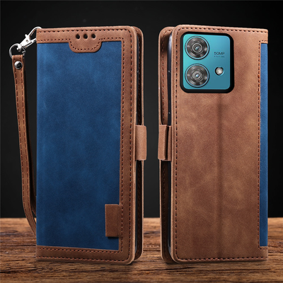 Moto Edge 40 NEO Premium PU Leather Wallet flip Cover Case By Excelsior