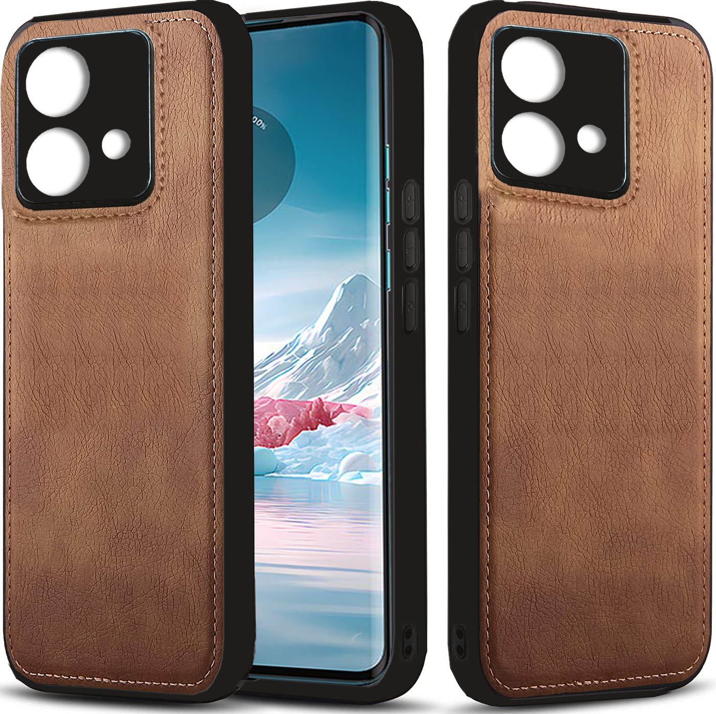 Moto Edge 40 NEO Premium PU Leather Back Cover Case By Excelsior