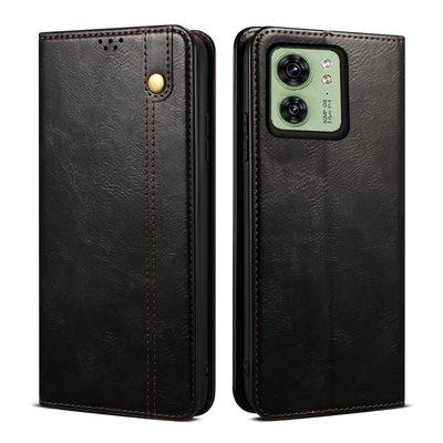 Moto Edge 40 5G Premium Vintage PU Leather Wallet flip Cover Case By Excelsior