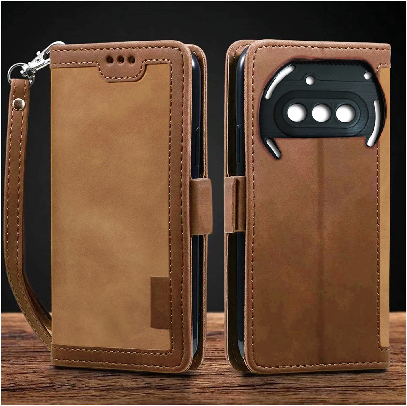 Nothing 3a Premium PU Leather Wallet flip Cover Case By Excelsior