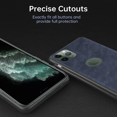 Apple iPhone 11 Pro Max Premium PU Leather Back Cover Case By Excelsior