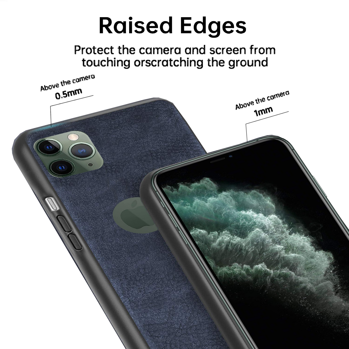 Apple iPhone 11 Pro Max Premium PU Leather Back Cover Case By Excelsior