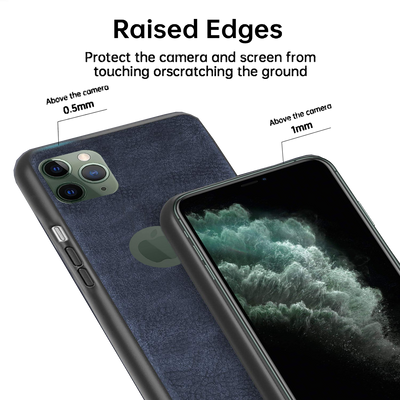 Apple iPhone 11 Pro Max Premium PU Leather Back Cover Case By Excelsior