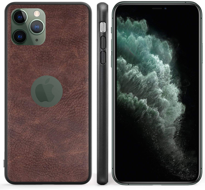 Apple iPhone 11 Pro Max Premium PU Leather Back Cover Case By Excelsior
