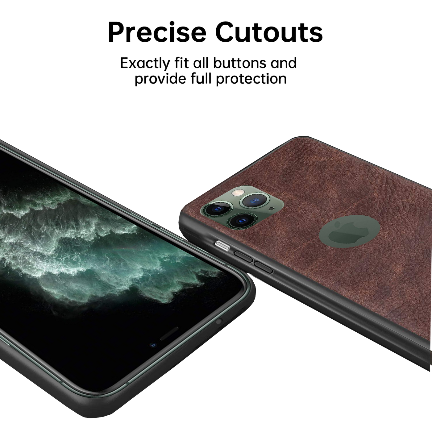 Apple iPhone 11 Pro Max Premium PU Leather Back Cover Case By Excelsior