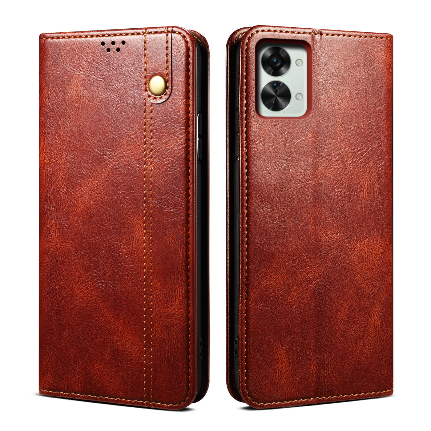 Excelsior Premium Vintage PU Leather Wallet flip Cover Case For Oneplus Nord 2T