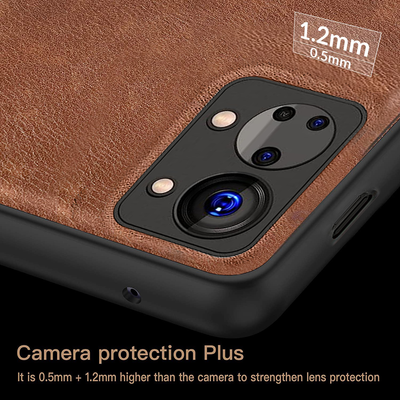 Excelsior Premium Vintage PU Leather Back Cover case For Oneplus Nord 2T