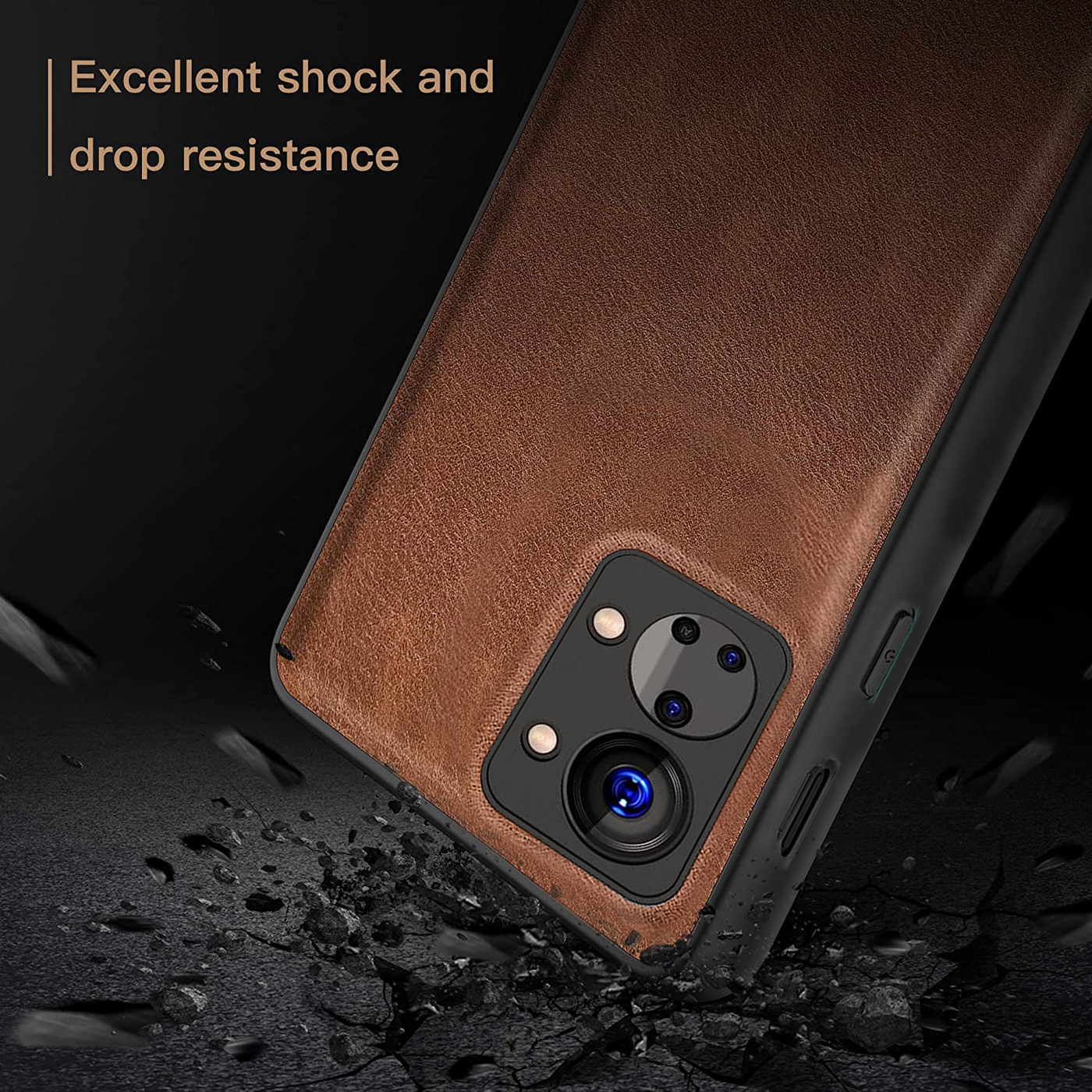 Excelsior Premium Vintage PU Leather Back Cover case For Oneplus Nord 2T