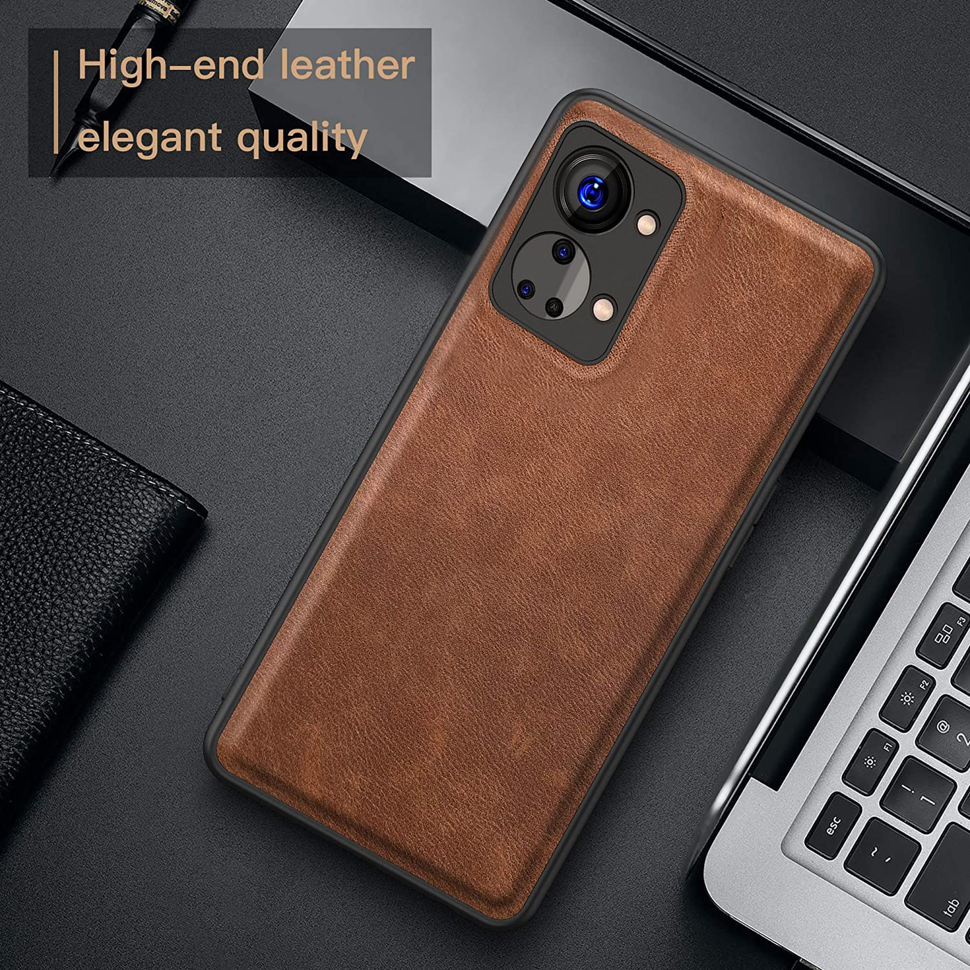 Excelsior Premium Vintage PU Leather Back Cover case For Oneplus Nord 2T