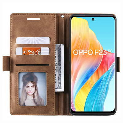 Oppo F23 5G Premium PU Leather Wallet flip Cover Case By Excelsior