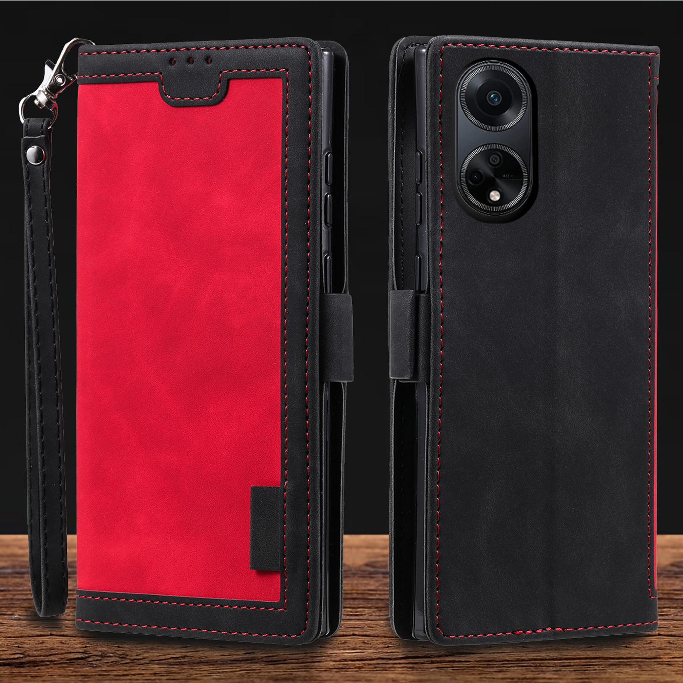 Oppo F23 5G Premium PU Leather Wallet flip Cover Case By Excelsior