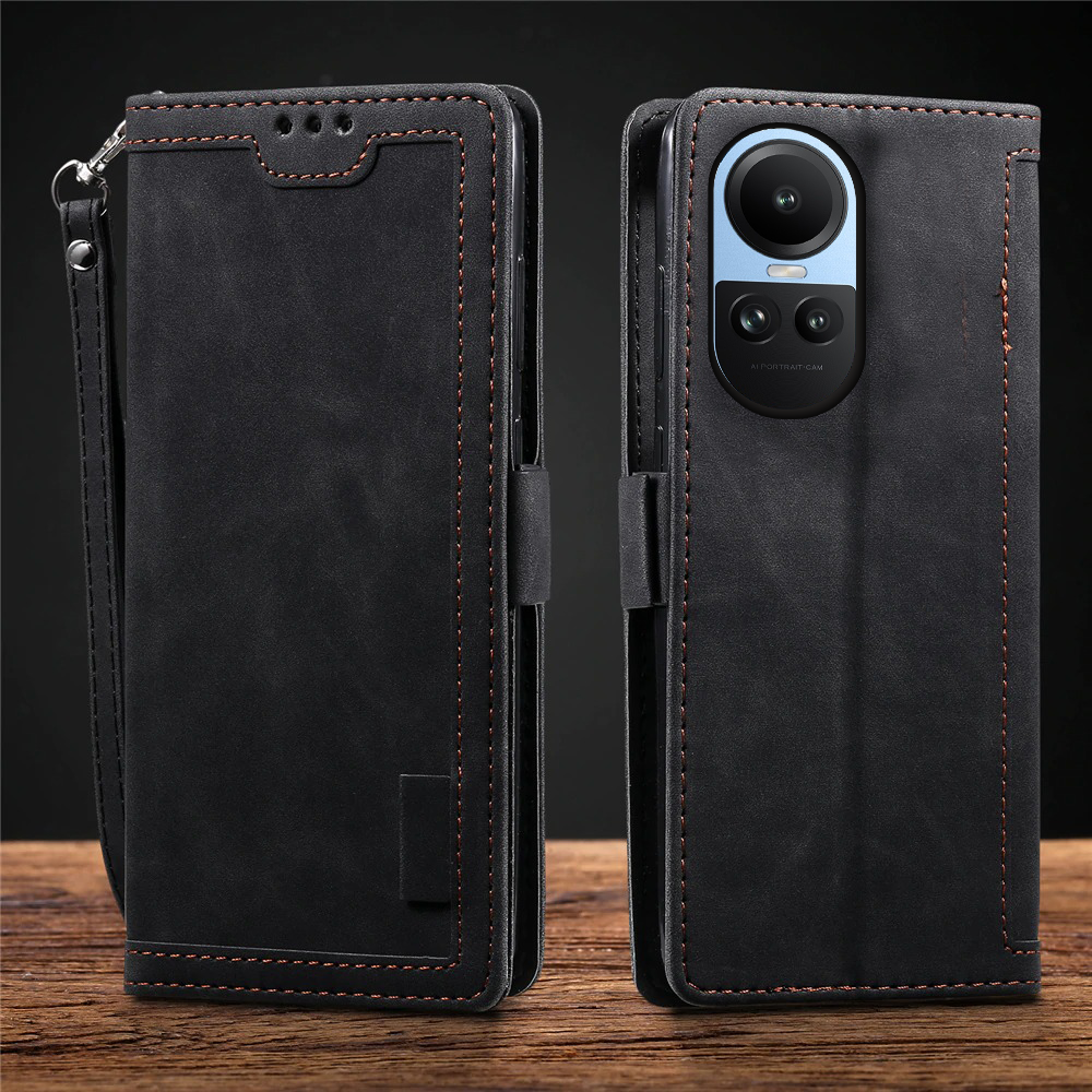 Oppo Reno 10 | Reno 10 Pro 5G Premium PU Leather Wallet flip Cover Case By Excelsior