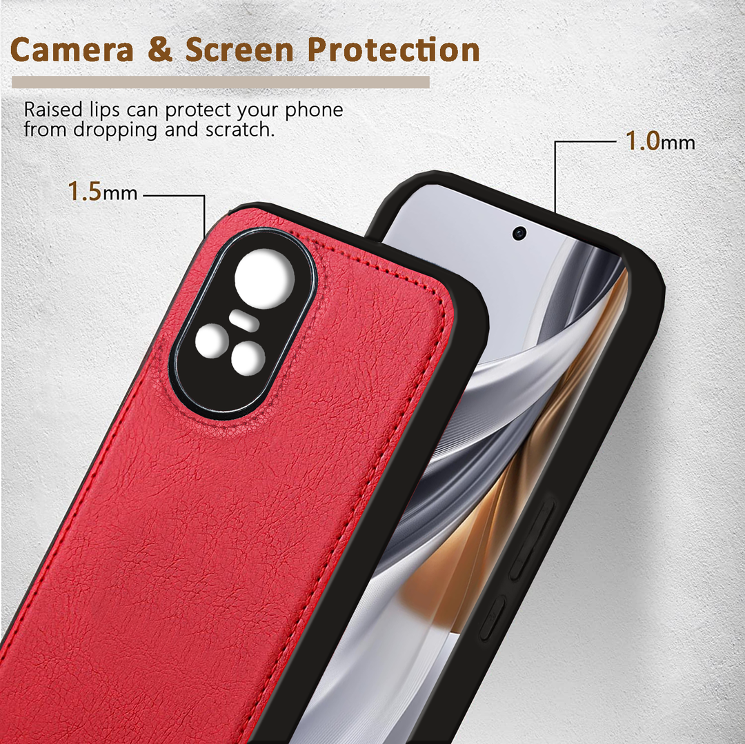 Grandoin Cover per Oppo Reno 10 PRO con Cordino, Custodia in Pelle Magnetica Libro Flip Caso