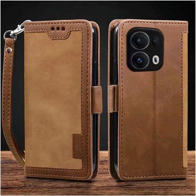 Oppo Reno 13 Pro 5G Premium Retro PU Leather Wallet flip Cover Case By Excelsior
