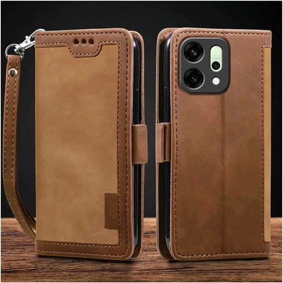 Oppo Reno 14 5G Premium Retro PU Leather Wallet flip Cover Case By Excelsior