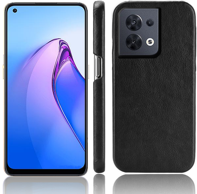 Excelsior Premium PU Leather Hard Back Cover case for Oppo Reno 8 5G