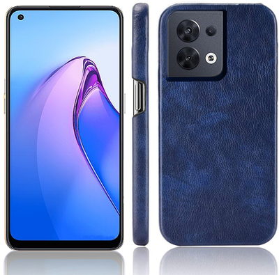 Excelsior Premium PU Leather Hard Back Cover case for Oppo Reno 8 5G