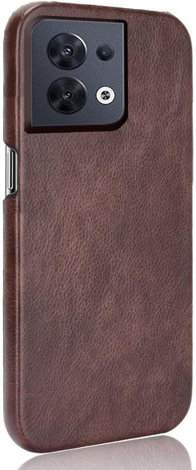 Excelsior Premium PU Leather Hard Back Cover case for Oppo Reno 8 5G
