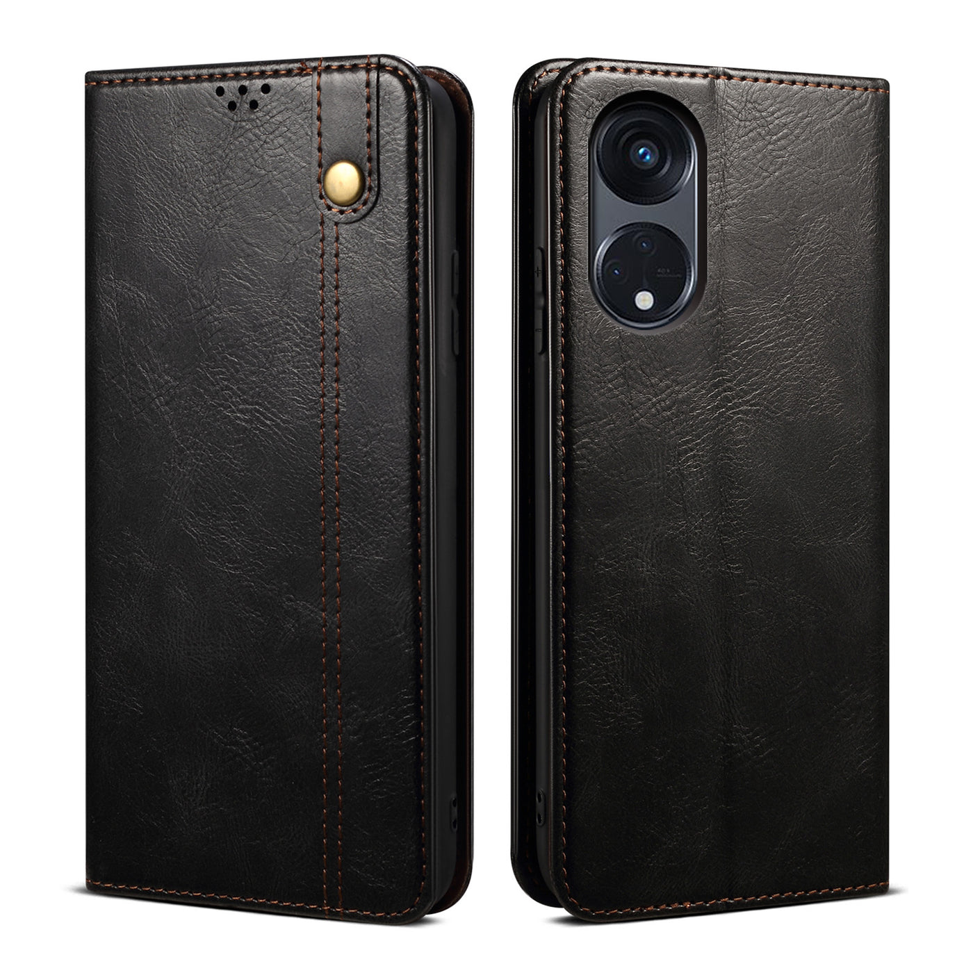 Excelsior Premium Vintage PU Leather Wallet flip Cover Case For Oppo Reno 8T 5G