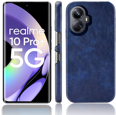 Excelsior Premium PU Leather Hard Back Cover case for Realme 10 Pro Plus 5G