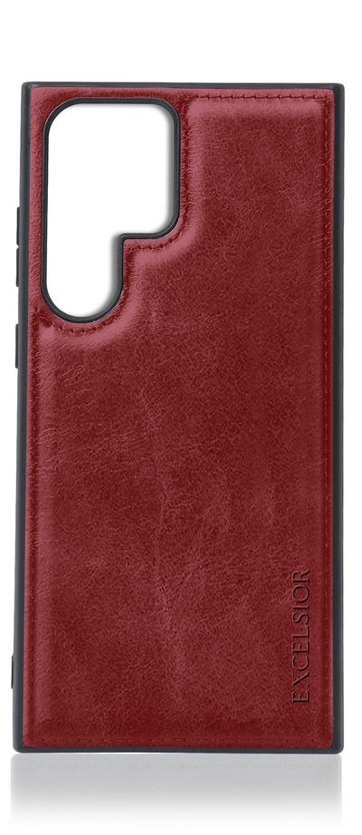 Excelsior Premium Classic PU Leather Back Cover case For Samsung Galaxy S23 Ultra 5G