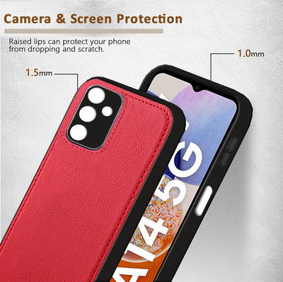 Samsung Galaxy A14 5G Premium PU Leather Back Cover Case By Excelsior