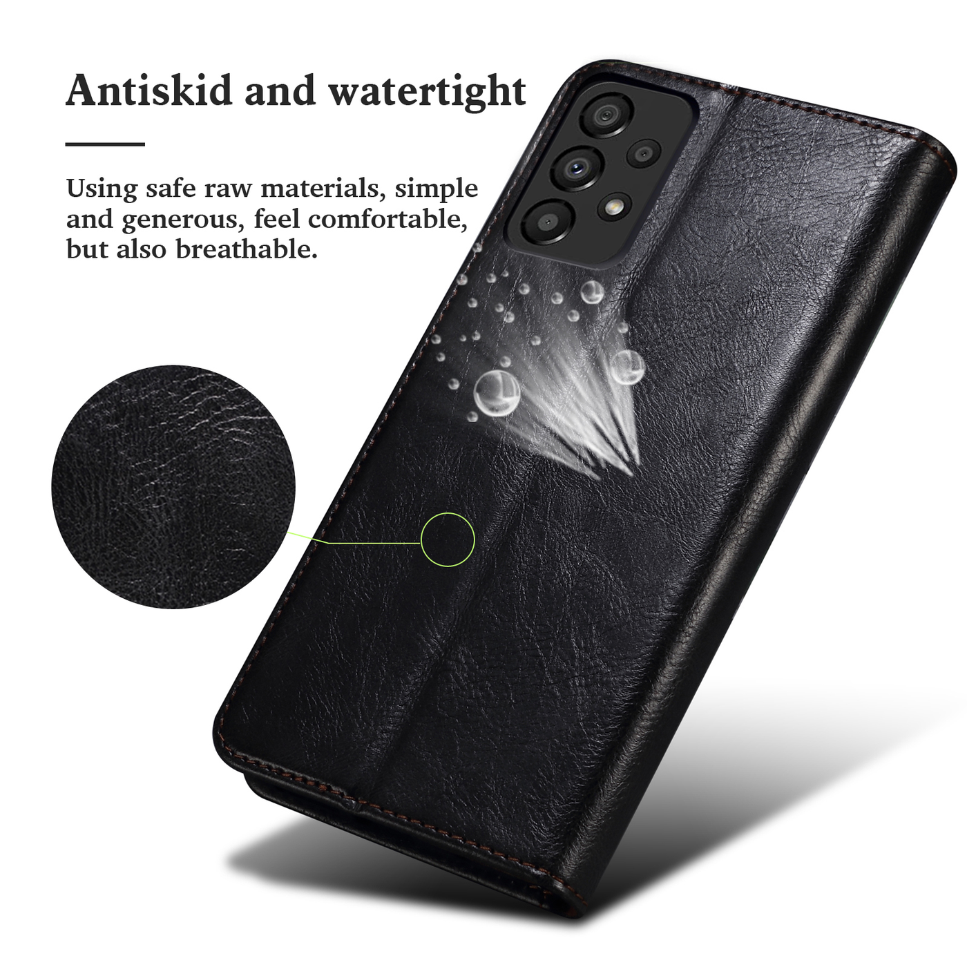 Excelsior Premium Vintage PU Leather Wallet flip Cover Case For Samsung Galaxy A73 5G