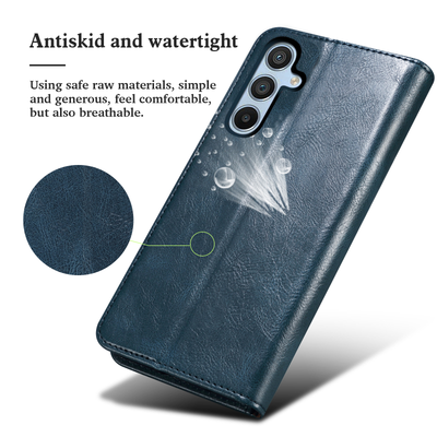 Excelsior Premium PU Vintage Leather Wallet flip Cover Case For Samsung Galaxy A14 5G