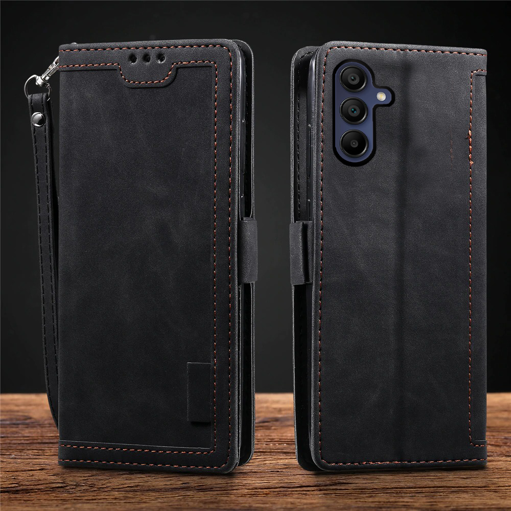 Samsung Galaxy A15 5G Premium PU Leather Wallet flip Cover Case By Excelsior