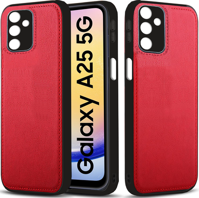 Samsung Galaxy A25 5G Premium PU Leather Back Cover Case By Excelsior