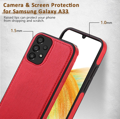 Excelsior Premium PU Leather Back Cover case For Samsung Galaxy A33 5G