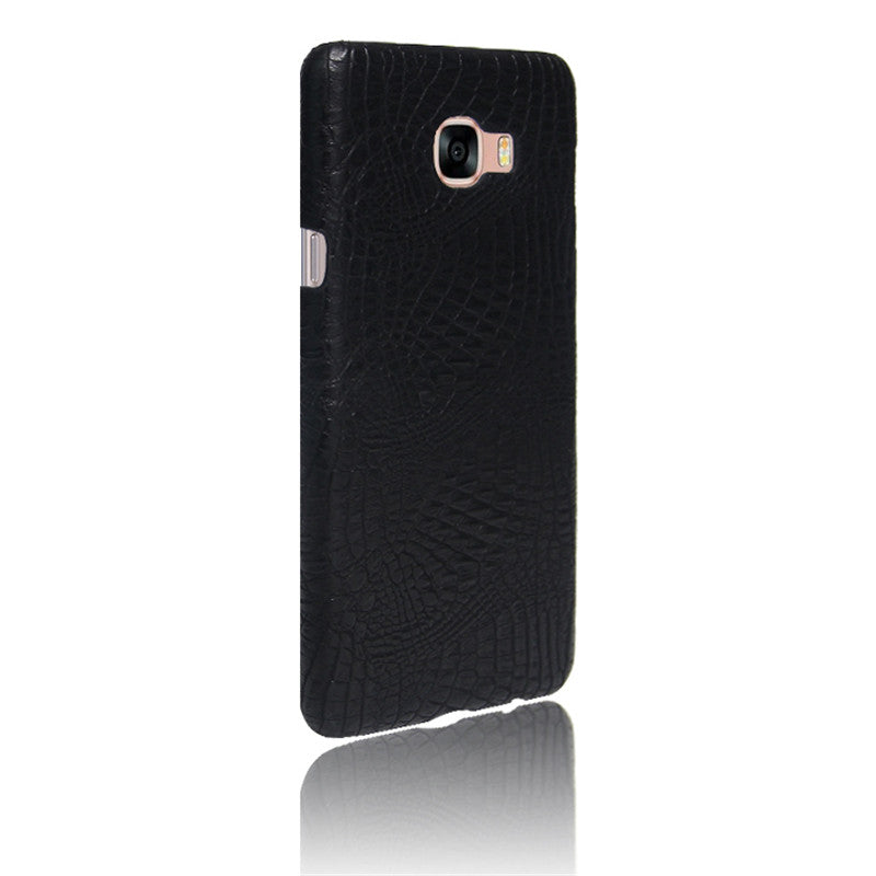 Excelsior Premium Card Holder | Hard | Leather Back Cover case for Samsung Galaxy C7 Pro