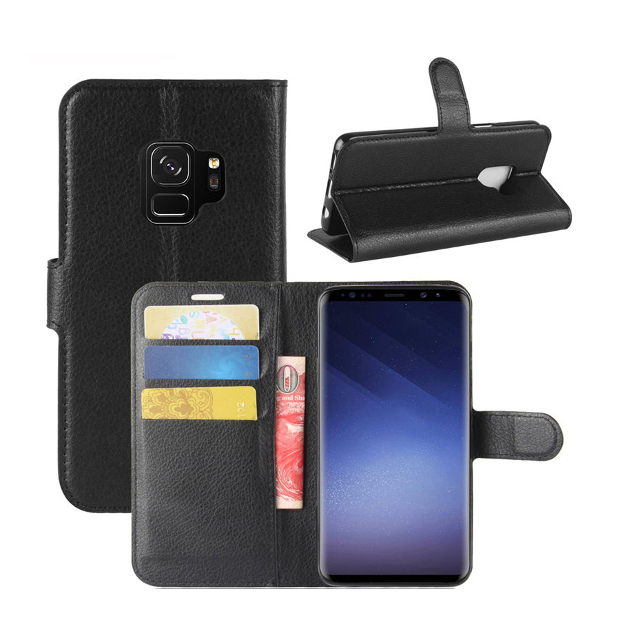 Excelsior Premium Leather Wallet flip Cover Case For Samsung Galaxy J6