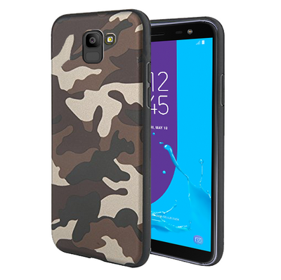 Excelsior Premium Military Design Silicon Back Cover Case for Samsung Galaxy J6