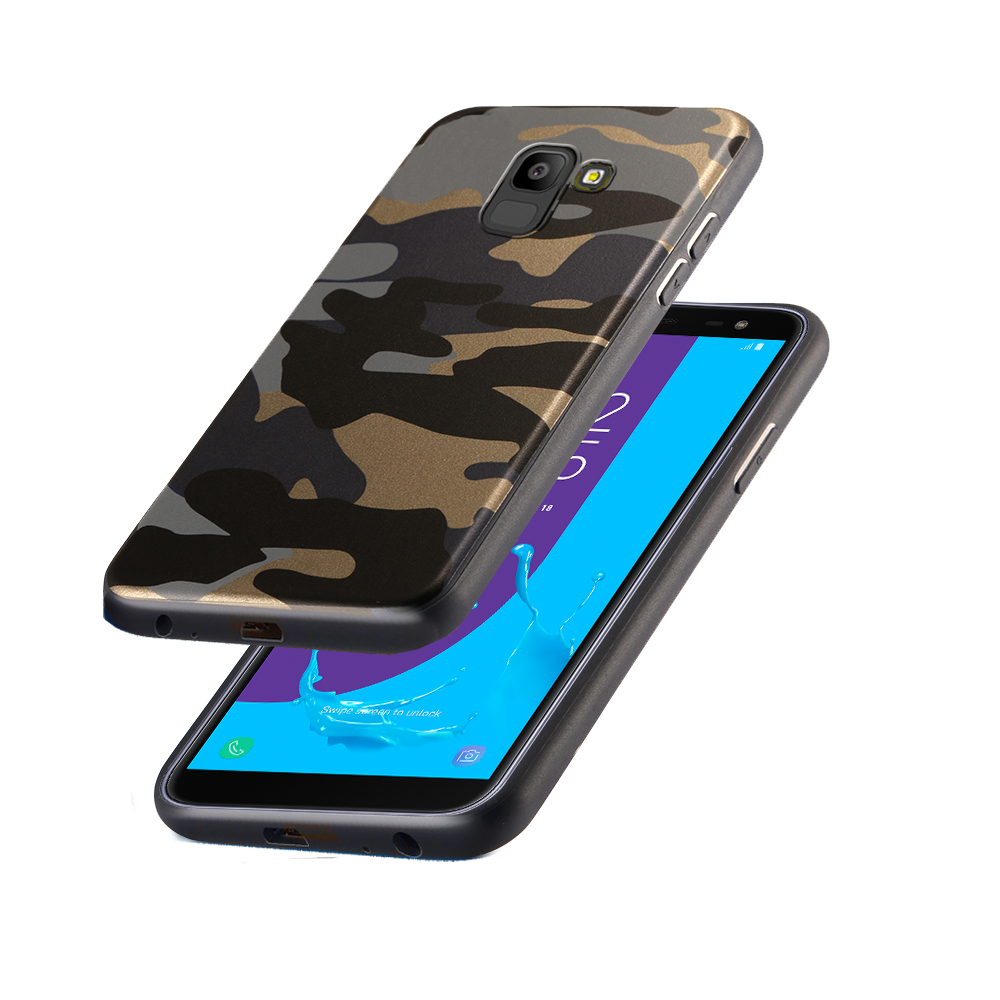 Excelsior Premium Military Design Silicon Back Cover Case for Samsung Galaxy J6