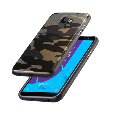 Excelsior Premium Military Design Silicon Back Cover Case for Samsung Galaxy J6