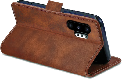 Samsung Galaxy Note 10 Plus Premium PU Leather Wallet flip Cover Case By Excelsior