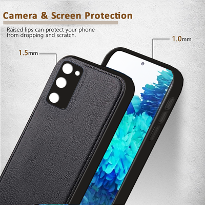 Samsung Galaxy S20 FE Premium PU Leather Back Cover Case By Excelsior
