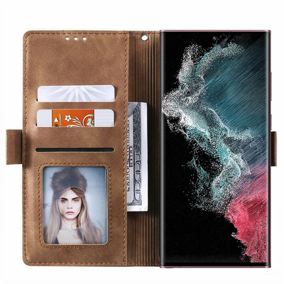 Samsung Galaxy S24 Ultra Premium PU Leather Wallet flip Cover Case By Excelsior