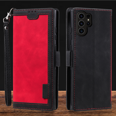 Samsung Galaxy S24 Ultra Premium PU Leather Wallet flip Cover Case By Excelsior