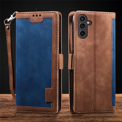 Samsung Galaxy S23 FE 5G Premium Leather Wallet flip Cover Case By Excelsior