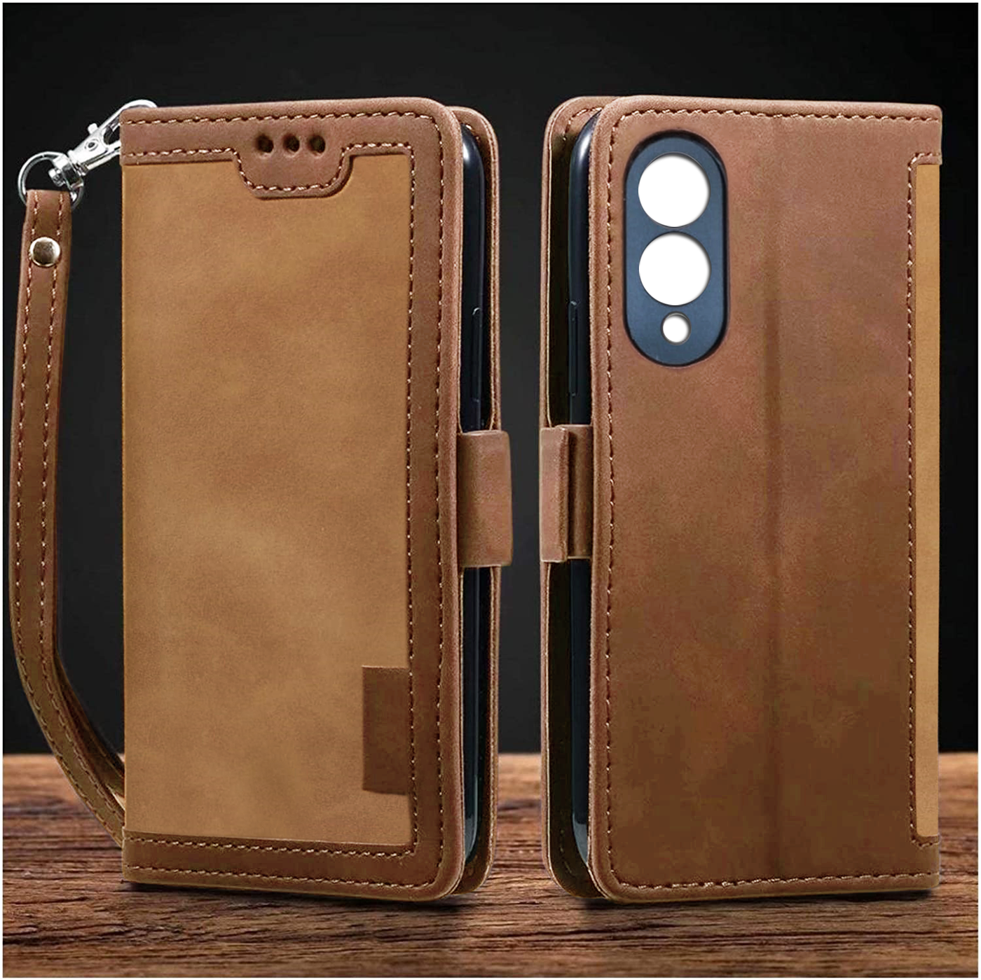 Samsung Galaxy S25 Edge Premium PU Leather Wallet flip Cover Case By Excelsior