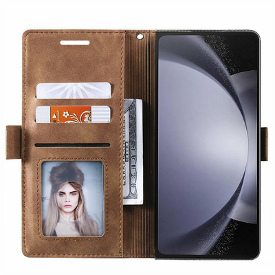 Samsung Galaxy Z Fold5 Premium PU Leather Wallet flip Cover Case By Excelsior