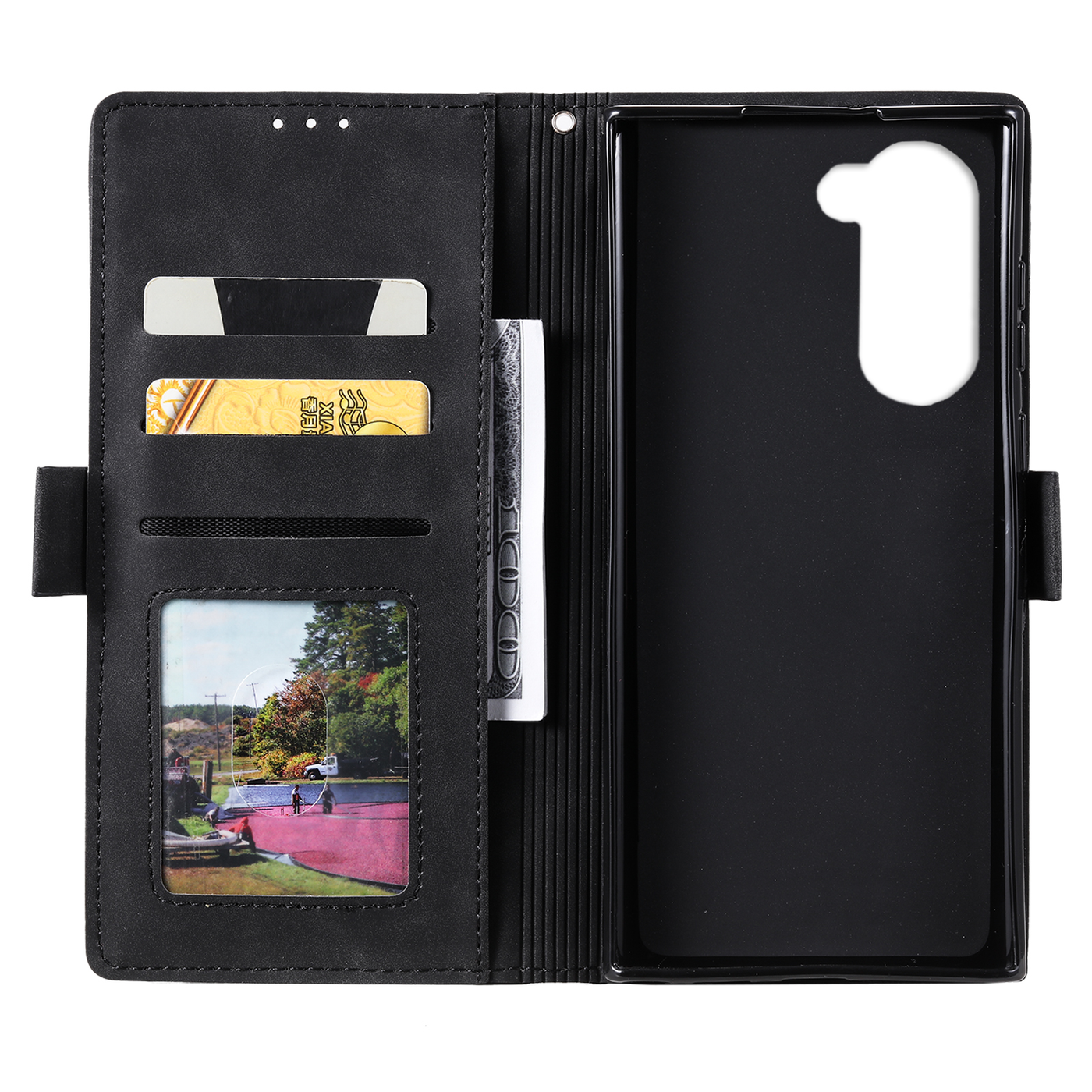 Samsung Galaxy Z Fold5 Premium PU Leather Wallet flip Cover Case By Excelsior