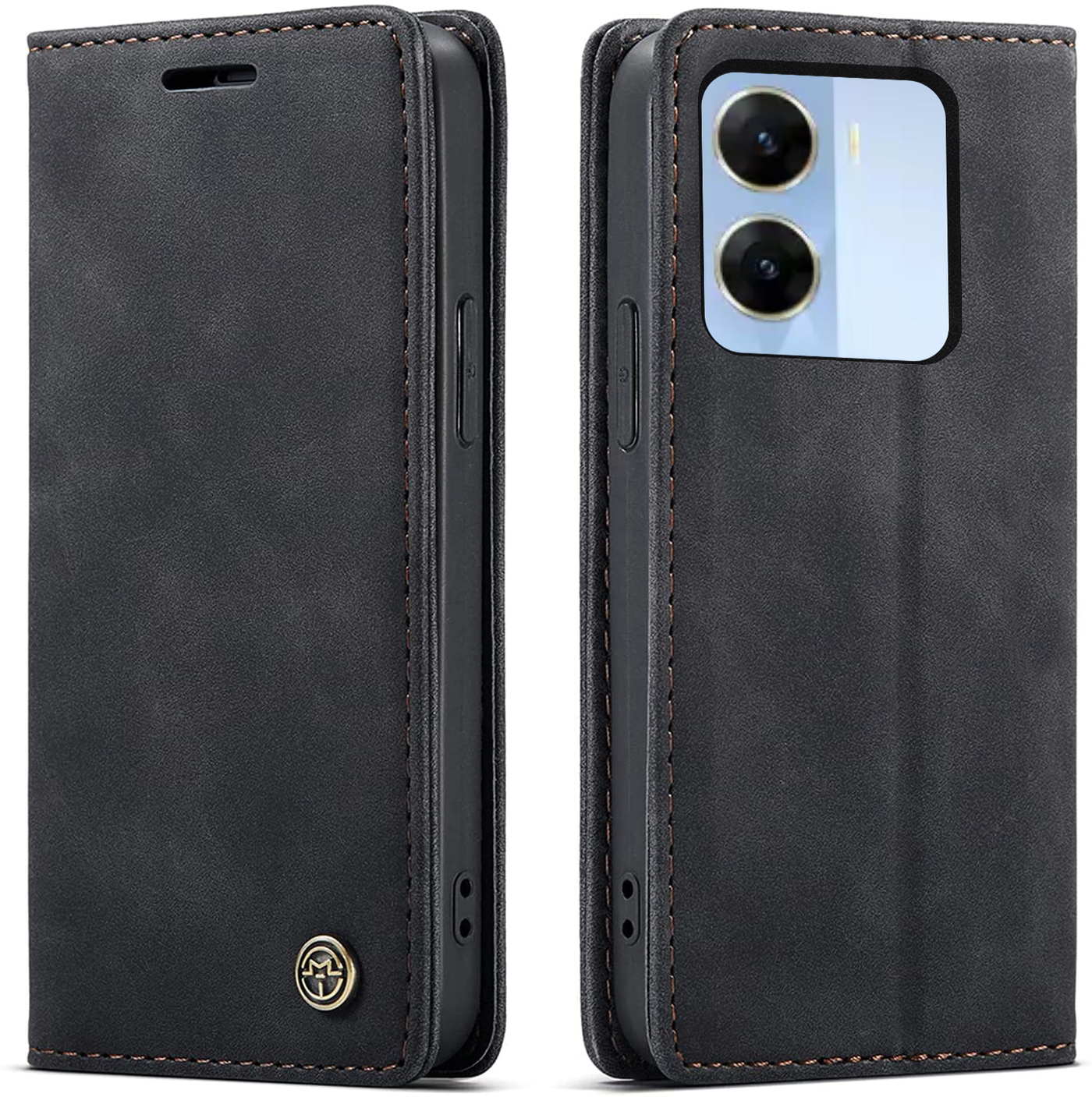 Vivo V29e Premium PU Leather Wallet flip Cover Case By Excelsior