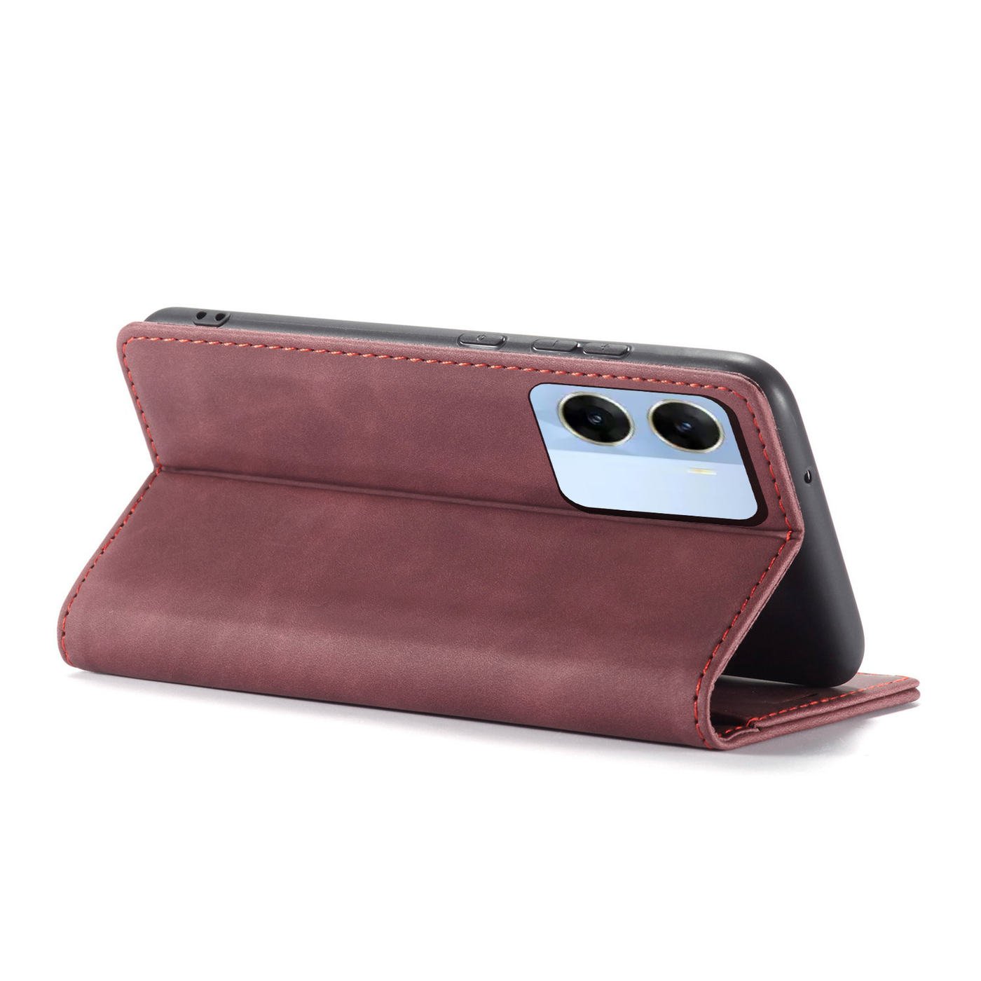 Vivo V29e Premium PU Leather Wallet flip Cover Case By Excelsior